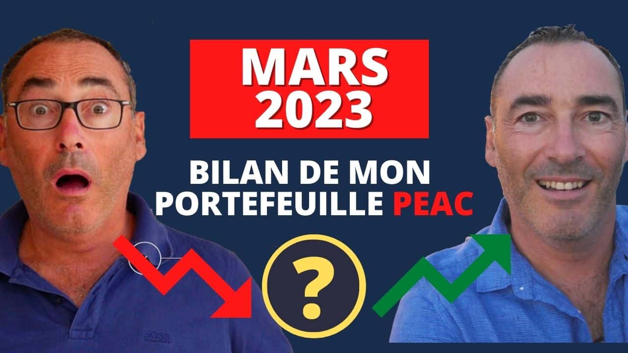 Bilan portefeuille PEAC mars 2023